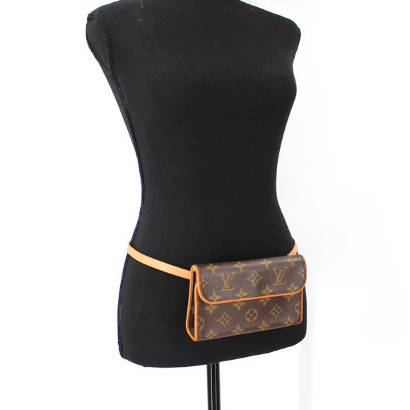 Louis Vuitton Monogram Florentine Fanny Pack Canvas Leather Adjustable Waist Bag - Picture 11 of 12